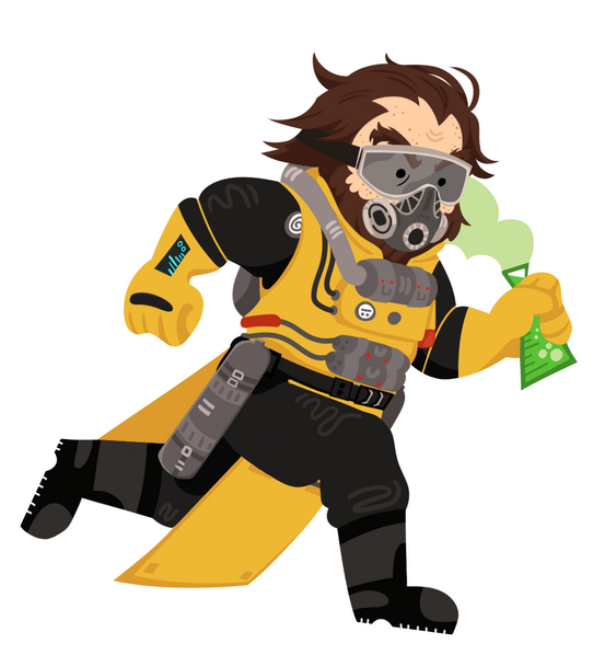 Go, Go! Caustic (3.1 x 3.3 in.)