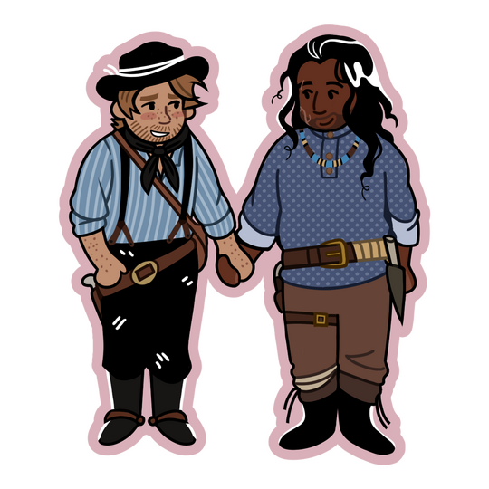 Arthur & Charles (2.4 x .2.8 in.)