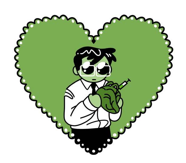 Herbert's Heart (2.2 x 2 in.)