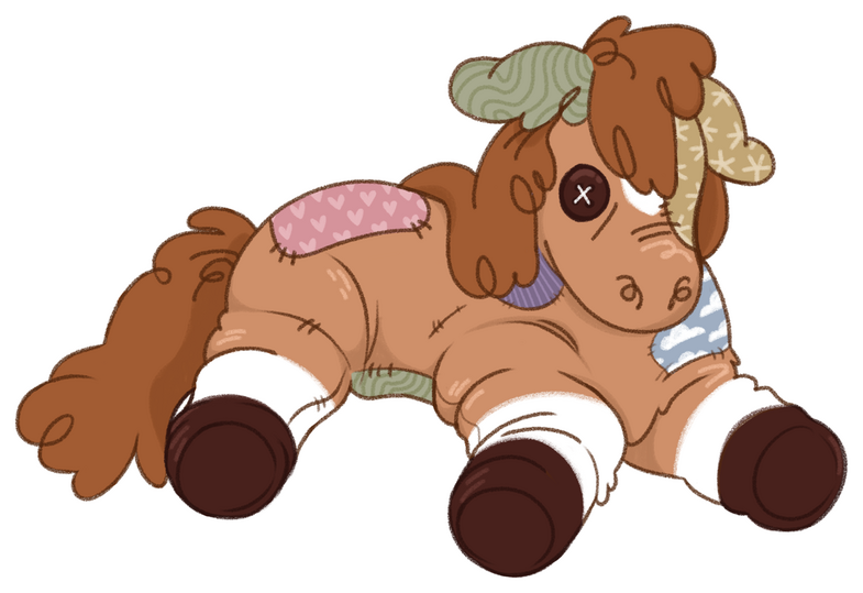 Plush Horse (3 x 2 in.)