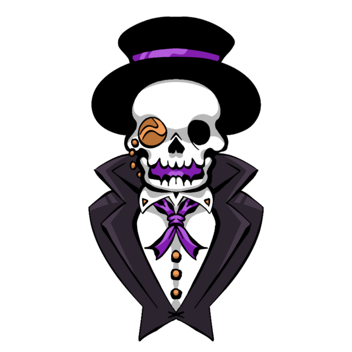 Skelegentleman (1.7 x 3.2 in.)